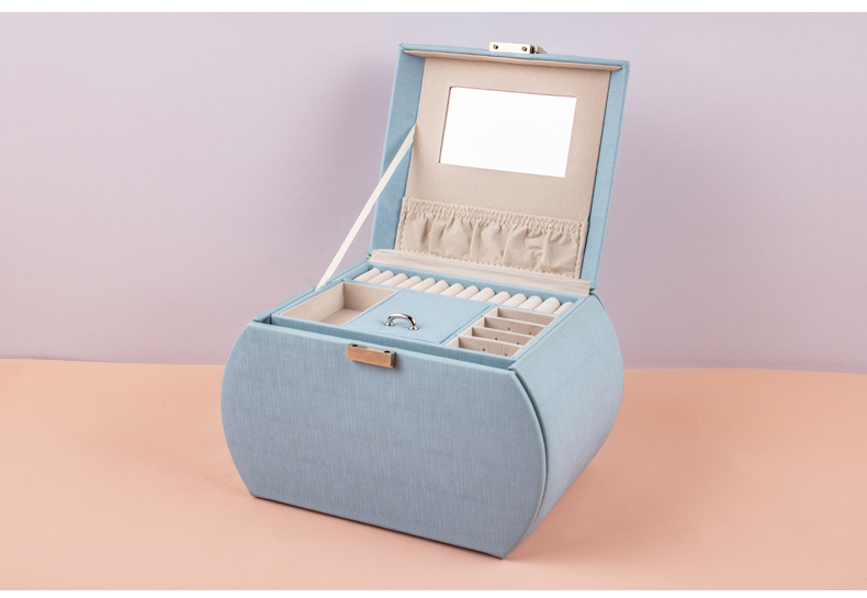 塑胶胚皮革珠宝收纳盒