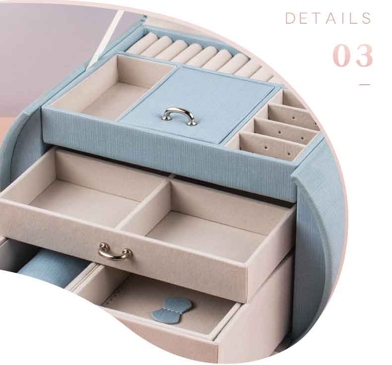 多功能多分格珠宝首饰盒